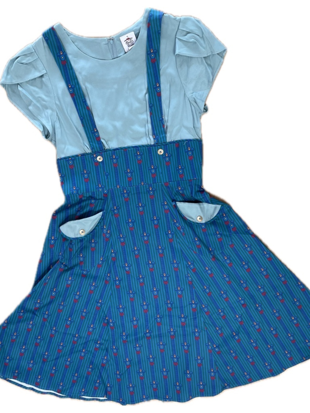 Disney The Dress Shop DISNEYLAND Railroad Midi Dress Size MEDIUM - NEW